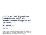 ACI MNL-3(20) Guide to the Code Requirements for Assessment Repair and Rehabilitatio