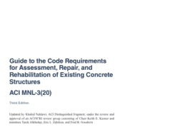 ACI MNL-3(20) Guide to the Code Requirements for Assessment Repair and Rehabilitatio