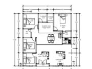 Gambar Rumah Lengkap_Gambar Konsep Rumah Tinggal 1 Lantai Ukuran 11×12 Mater