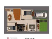 Gambar Rumah Lengkap_Gambar Konsep Rumah Kos 2 Lantai Ukuran 7×13 Mater