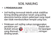 Soil Nailing