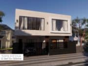 Gambar Rumah Lengkap_Gambar Konsep Rumah Tinggal 2 Lantai Ukuran 12×15 Meter