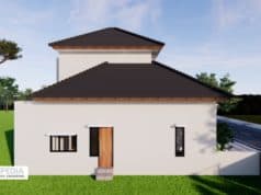 Gambar Rumah Lengkap_Gambar Konsep Rumah Tinggal 2 Lantai Ukuran 9×15 Meter