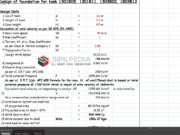 Design of Foundation for Tank