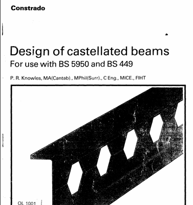 Design of Castellated Beams for use with BS-5950 & BS-449