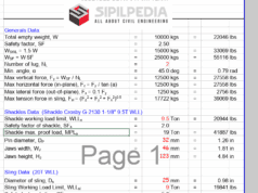 SPREADER BEAM CALCULATION