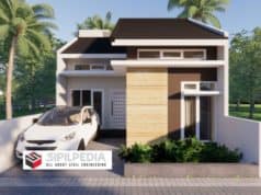 Gambar Rumah Lengkap_RAB dan Gambar Konsep Rumah Tinggal 1 Lantai Ukuran 7×10 Meter