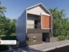 Gambar Rumah Lengkap_Gambar Konsep Rumah Kos 2 Lantai Ukuran 7×14 Meter