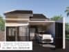 Gambar Rumah Lengkap_Gambar Konsep Rumah Tinggal 1 Lantai Ukuran 6×10 Meter