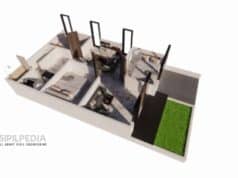 Gambar Rumah Lengkap_Gambar Konsep Rumah Tinggal 1 Lantai Ukuran 7×13 Meter
