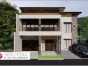 Gambar Rumah Lengkap_Gambar Konsep Rumah Tinggal 2 Lantai Ukuran 15×13 Meter