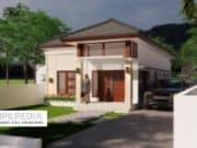 Gambar Rumah Lengkap_Gambar Konsep Rumah Tinggal 1 Lantai Ukuran 6×15 Meter