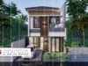 Gambar Rumah Lengkap_RAB dan Gambar Konsep Rumah Tinggal 2 Lantai Ukuran 7,5×12 Meter