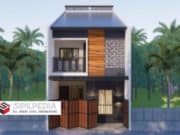 Gambar Rumah Lengkap_Gambar Konsep Rumah Kos 2 Lantai Ukuran 6×12 Meter