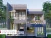 Gambar Rumah Lengkap_Gambar Konsep Rumah Tinggal 2 Lantai Ukuran 10×11,5 Meter
