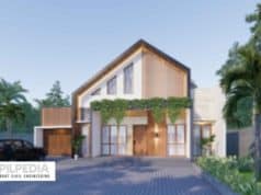 Gambar Rumah Lengkap_Gambar Konsep Rumah Tinggal 1 Lantai Ukuran 15×20 Meter