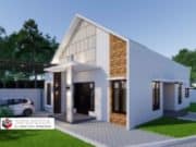 Gambar Rumah Lengkap_RAB dan Gambar Konsep Rumah Tinggal 1 Lantai Ukuran 9×20 Meter