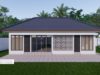 Gambar Rumah Lengkap_RAB dan Gambar Konsep Rumah Tinggal 1 Lantai Ukuran 10,5×10,5 Meter