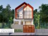 Gambar Rumah Lengkap_Gambar Konsep Rumah Tinggal 2 Lantai Ukuran 8×15 Meter