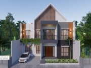Gambar Rumah Lengkap_Gambar Konsep Rumah Tinggal 2 Lantai Ukuran 13×15 Meter