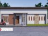 Gambar Rumah Lengkap_RAB dan Gambar Konsep Rumah Tinggal 1 Lantai Ukuran 16×11 Meter