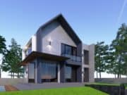 Gambar Rumah Lengkap_RAB dan Gambar Konsep Rumah Tinggal 2 Lantai Ukuran 10×8,5 Meter