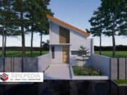 Gambar Rumah Lengkap_RAB dan Gambar Konsep Rumah Tinggal 1 Lantai Ukuran 5×12 Meter