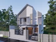 Gambar Rumah Lengkap_RAB dan Gambar Konsep Rumah Tinggal 2 Lantai Ukuran 9×15 Meter