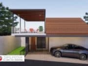 Gambar Rumah Lengkap_RAB dan Gambar Konsep Rumah Tinggal 3 Lantai Ukuran 14×14 Meter