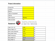 Tank Foundation Design