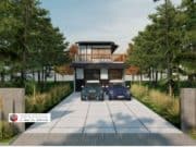 Gambar Rumah Lengkap_RAB dan Gambar Konsep Rumah Tinggal 2 Lantai Ukuran 6×30 Meter