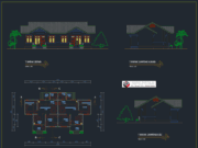 Gambar Rumah Lengkap_RAB dan Gambar Kerja Rumah Type 45 untuk Perencanaan Pembangunan Rumah Dinas