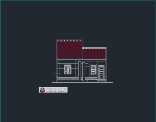 Gambar Rumah Lengkap_Gambar Kerja Rumah Type 50