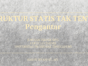 Struktur Statis Tak Tentu – Pengantar