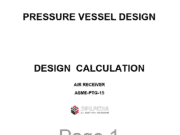 Pressure Vessel Asme Strength Calculation Manual