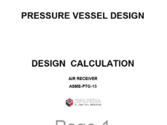 Pressure Vessel Asme Strength Calculation Manual