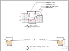 Gambar DED (Detail Engineering Design)_Gambar Rencana Pembangunan Saluran Drainase Desa