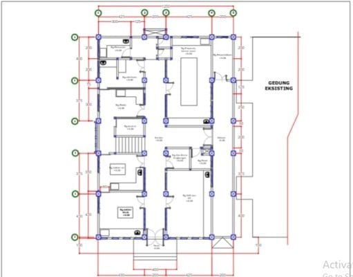 Gambar DED (Detail Engineering Design)_Gambar Kerja Pembangunan Gedung Instalasi Laboratorium Kesehatan