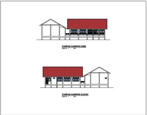 Gambar DED (Detail Engineering Design)_Gambar Rencana Kerja Pembanguan Gedung Sekolah TK