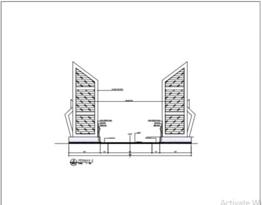 Gambar DED (Detail Engineering Design)_Gambar Kerja Pembangunan Gerbang Perbatasan Antar Kabupaten
