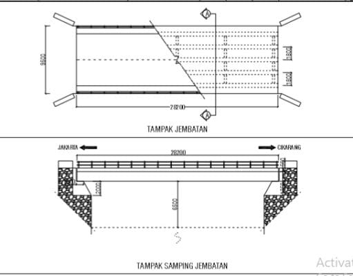 Gambar DED (Detail Engineering Design)_Gambar Perencanaan Teknik Berkala dan Rehabilitasi Jembatan