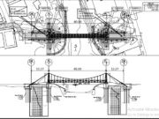Gambar DED (Detail Engineering Design)_Gambar Perencanaan Teknik Pembangunan Jembatan Gantung