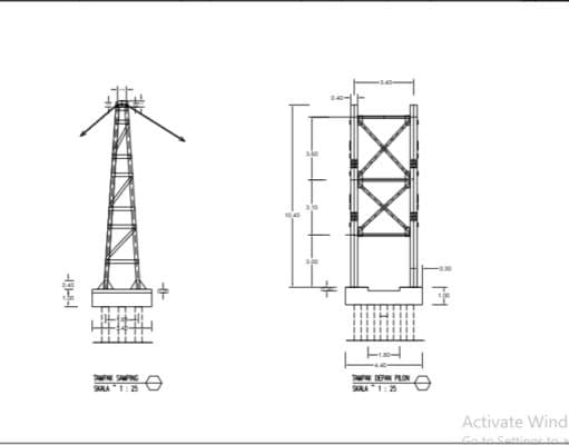 Gambar DED (Detail Engineering Design)_Gambar Perencanaan Jembatan Gantung