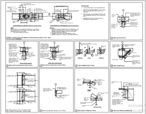 Gambar DED (Detail Engineering Design)_Gambar DED Perencanaan Pembangunan Jembatan Penghubung