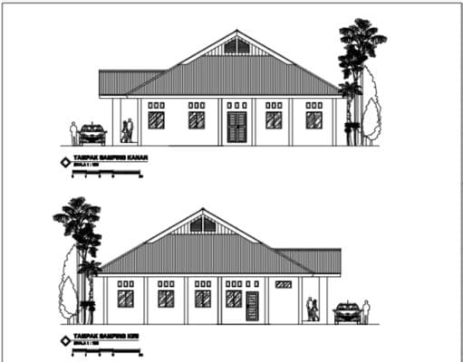 Gambar DED (Detail Engineering Design)_Gambar DED Pembangunan Kantor Dinas Pertanian dan Ketahanan Pangan