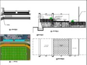 Gambar DED (Detail Engineering Design)_Gambar Perencanaan DED Jogging Track / Pedestrian Kawasan Stadion