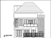Gambar DED (Detail Engineering Design)_Gambar Kerja Teknis Perencanaan Rumah Tinggal 2 Lantai