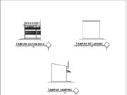 Gambar DED (Detail Engineering Design)_Gambar DED Pembangunan Kios, Lods Pujasera dan Toilet