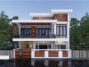 Gambar Rumah Lengkap_Gambar Konsep Rumah Tinggal 2 Lantai Ukuran 12×14 Meter