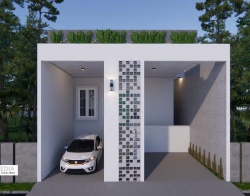 Gambar Rumah Lengkap_RAB dan Gambar Konsep Rumah Tinggal 1 Lantai Ukuran 7,9×12 Meter